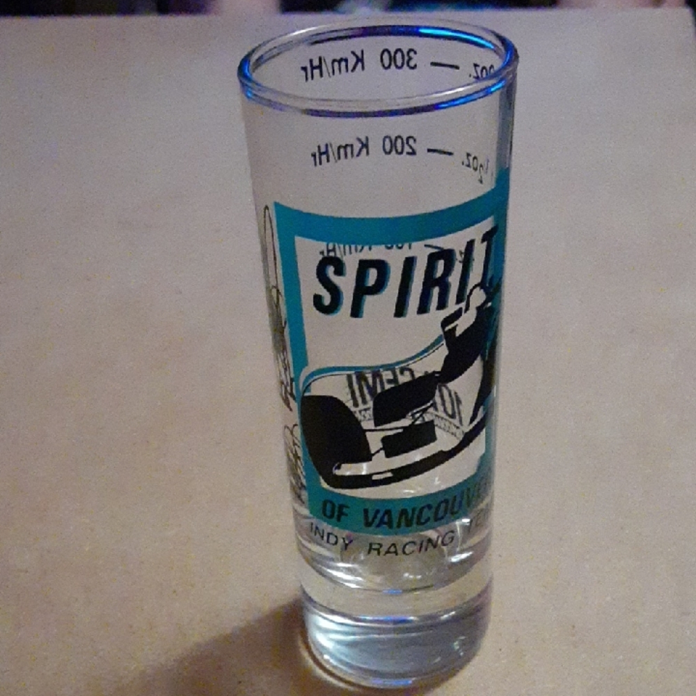 Spirit of Vancouver Indy Racing Shot Glass